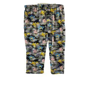 Men's Pokemon Sleep Pajama Lounge Pants Pikachu Squirtle Jigglypuff Tie Dye 3XL